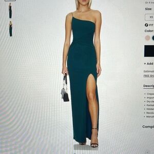 Nookie Lust One Shoulder Gown